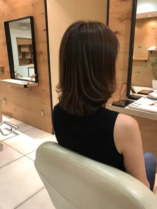 ミディアム 坂元 智信のヘアスタイル