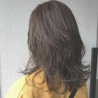 ミディアム カラー ヘアアレンジ マツエク・マツパ Kawaguchi Arisaのヘアスタイル