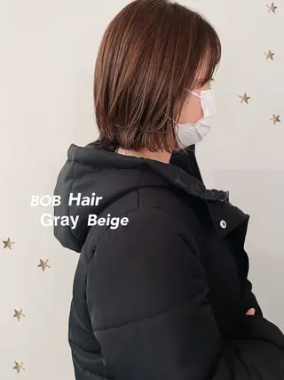 ショート カラー 市川 千夏のヘアスタイル