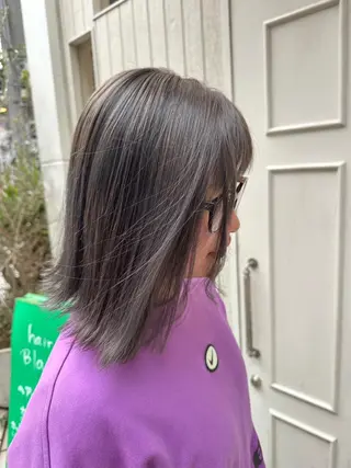 ミディアム カラー 🫟Blanco🫟 Color&Careのヘアスタイル
