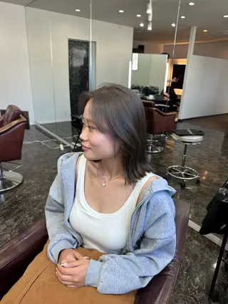 カラー 西垣 沙也加のヘアスタイル