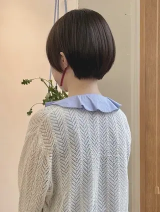ショート カラー 立川艶髪カラーと映画 美容師YUJIのヘアスタイル
