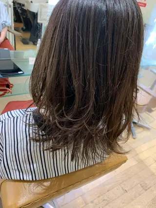 セミロング ヘアアレンジ 【メンズモデル募集】 Bassa所沢のヘアスタイル