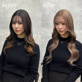 ロング カラー エクステ&"盛れる" 艶髪✨SYURIのヘアスタイル