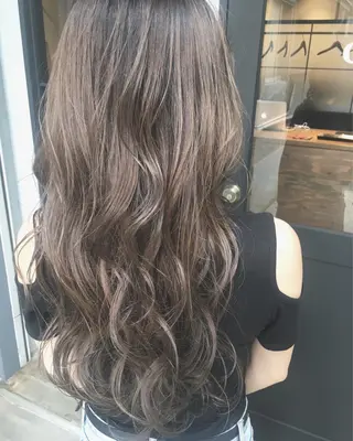 ロング 【ブリーチ髪質改善 パーマ】宮田浩章のヘアスタイル