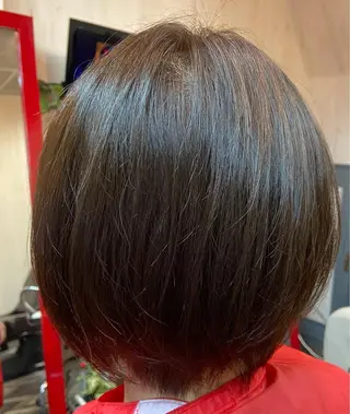 ミディアム タカダ ユウキのヘアスタイル