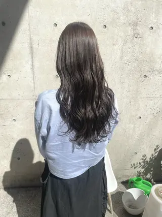ロング カラー 日高 香織のヘアスタイル