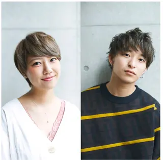 カラー *くせ毛に特化* 【yun】のヘアスタイル