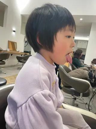 キッズ やまこし 美裕樹のヘアスタイル