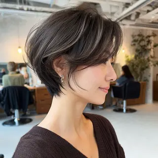 ショート ショート/脱白髪染め /鎌倉/コウスケのヘアスタイル