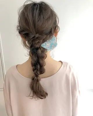 セミロング ヘアアレンジ 柳澤 興輝のヘアスタイル
