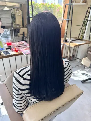 ロング カラー ブリーチなしwカラー /艶カラー/oukaのヘアスタイル
