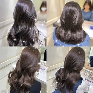 カラー 透明感ツヤカラー/ ゆうな💙のヘアスタイル