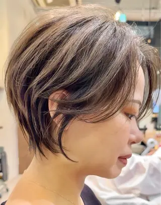 ショート カラー ショート/ボブ/ 髪質改善🍒hiyuのヘアスタイル