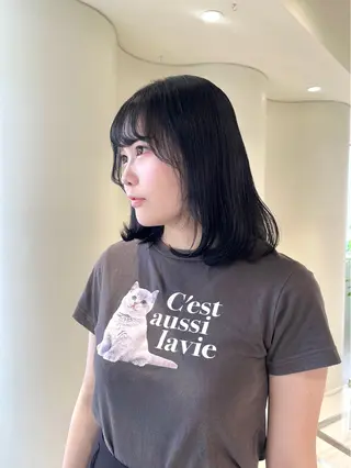 ミディアム カラー aoi 🪐keen立川のヘアスタイル
