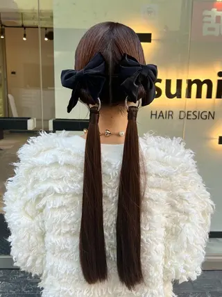 ショート カラー ヘアアレンジ 「sumi」 AMIのヘアスタイル