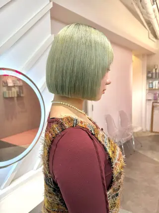 ショート ボブ/縮毛矯正/ 髪質改善/渋谷/美月のヘアスタイル