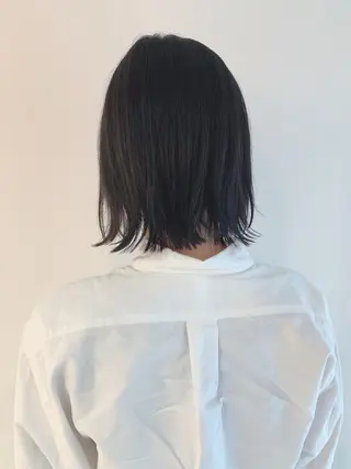 ミディアム カラー なりたいが叶う ながしまじゅんきのヘアスタイル