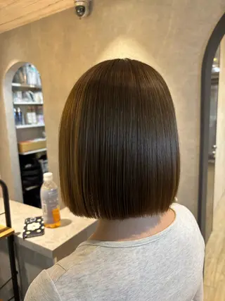 ショート ✨似合わせボブ✨ 縮毛矯正のヘアスタイル