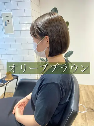 ショート カラー 絹髪質感TR💫 レイヤーカット/熊澤のヘアスタイル