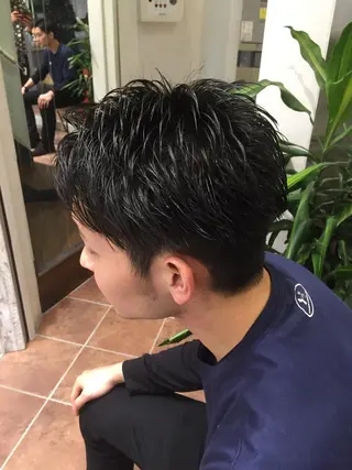 ショート メンズ 吉岡 三四朗のヘアスタイル