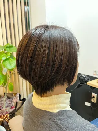 ショート カラー TELAHAIR 副代表　石川篤史のヘアスタイル