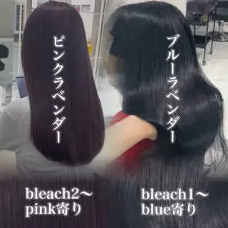ロング カラー ヘアアレンジ 💓ブリーチ特化 透明感💓あい💓のヘアスタイル