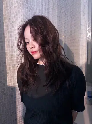 ロング カラー ヘアアレンジ ニュアンスカラー🧶 nanacoのヘアスタイル
