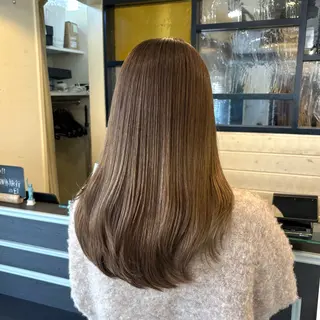 ロング カラー スナコザワ レナのヘアスタイル