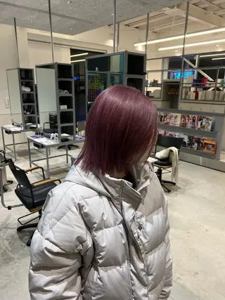 ミディアム カラー 𝑬𝑰𝑲𝑰/ 金沢駅西口店のヘアスタイル