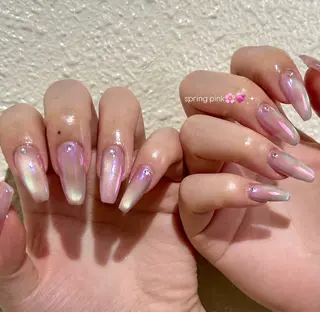 ネイル パラあり！フィルイン 美フォルムのネイルデザイン