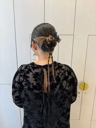 ヘアアレンジ 暖色/オリーブカラー /中村未来🍒🫒のヘアスタイル