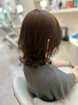 セミロング プルエク/clana ♡marinのヘアスタイル