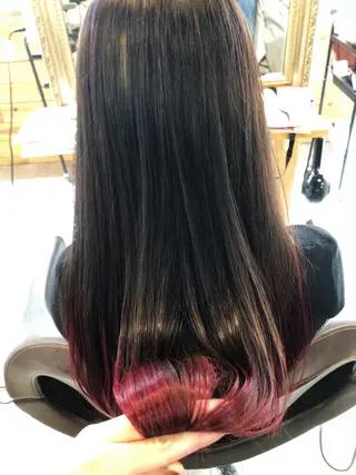 セミロング 艶髪/ハイトーン Sherryのヘアスタイル