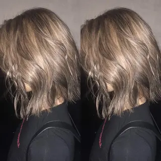 ショート カラー レイヤーカット BLend 渋谷のヘアスタイル