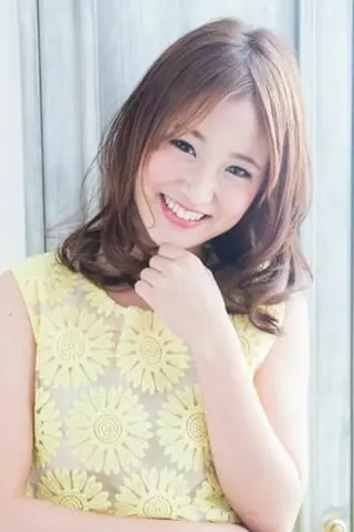 カラー ミディアム パーマ ★竹本 千春★のヘアスタイル