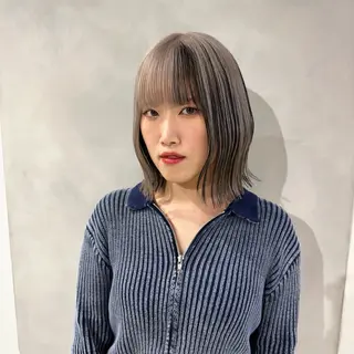 カラー デザインカラー/パー マ🦖外岡咲希🦖のヘアスタイル