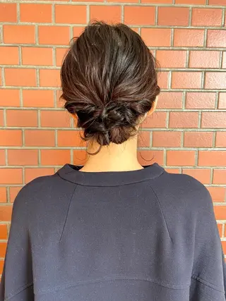 ミディアム ヘアアレンジ mai 🎀 / ガーリーヘア ♡のヘアスタイル