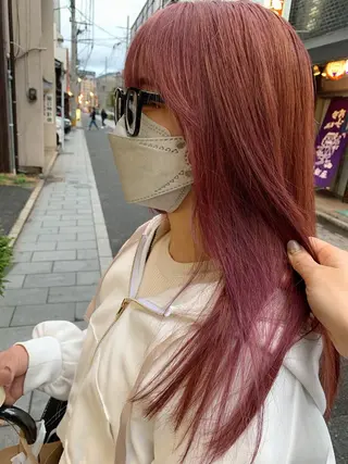 ロング カラー hair &make EPICRUMIのヘアスタイル