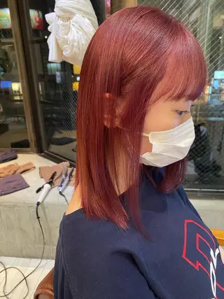 ショート カラー ブリーチ koheiのヘアスタイル