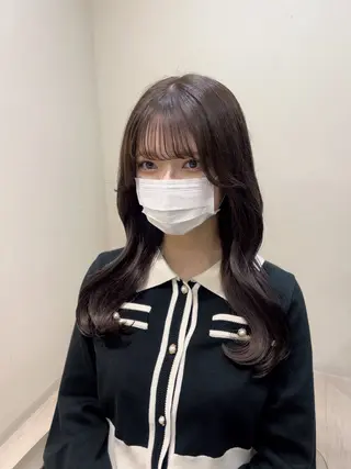 ロング mina .のヘアスタイル