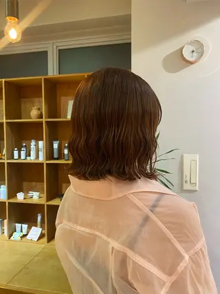 ショート 大人可愛い♡コテ巻き パーマ🌼杉田 萌恵のヘアスタイル
