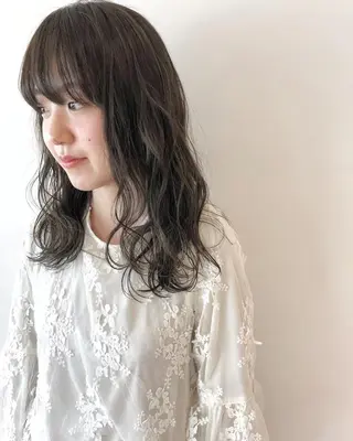 セミロング ボブ/縮毛矯正 🌟梅田盛一🌟のヘアスタイル