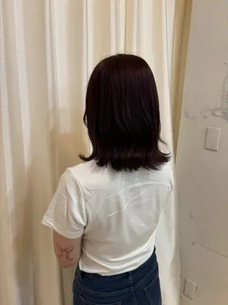 カラー 藤木 日菜乃のヘアスタイル