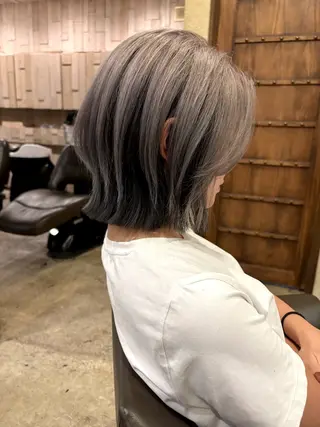 ミディアム 小塚 レイヤー/ボブ /韓国ヘア/ブリーチのヘアスタイル