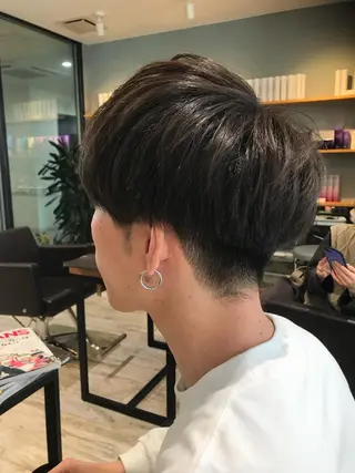 ショート カラー パーマ ヘアアレンジ メンズ キッズ ネイル マツエク・マツパ EnBlesS西宮 マンツーマン神道有基のヘアスタイル