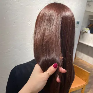 ロング カラー 山本 帆乃果のヘアスタイル