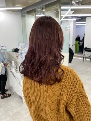 セミロング カラー Brown 藤沢店のヘアスタイル