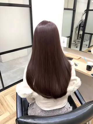 ロング カラー パーマ ヘアアレンジ キッズ 前川 朋香のヘアスタイル