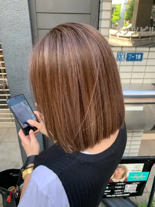 ショート ✨縮毛矯正✖︎顔周り レイヤー✨ナカムラのヘアスタイル